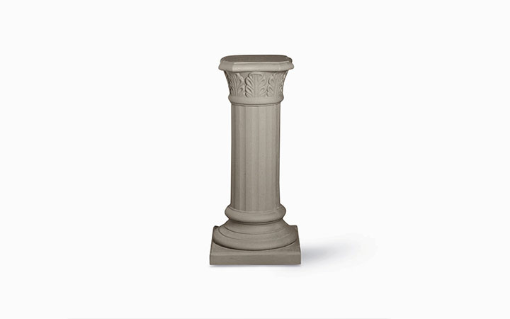 Decorati Colonna Foglie Pillar by Serralunga Planters Decorati Colonna Foglie Pillar by Serralunga Planters