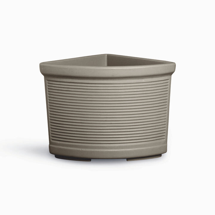 Millerighe Angolo Planter by Serralunga Planters Round Millerighe Angolo Planter by Serralunga Planters Round