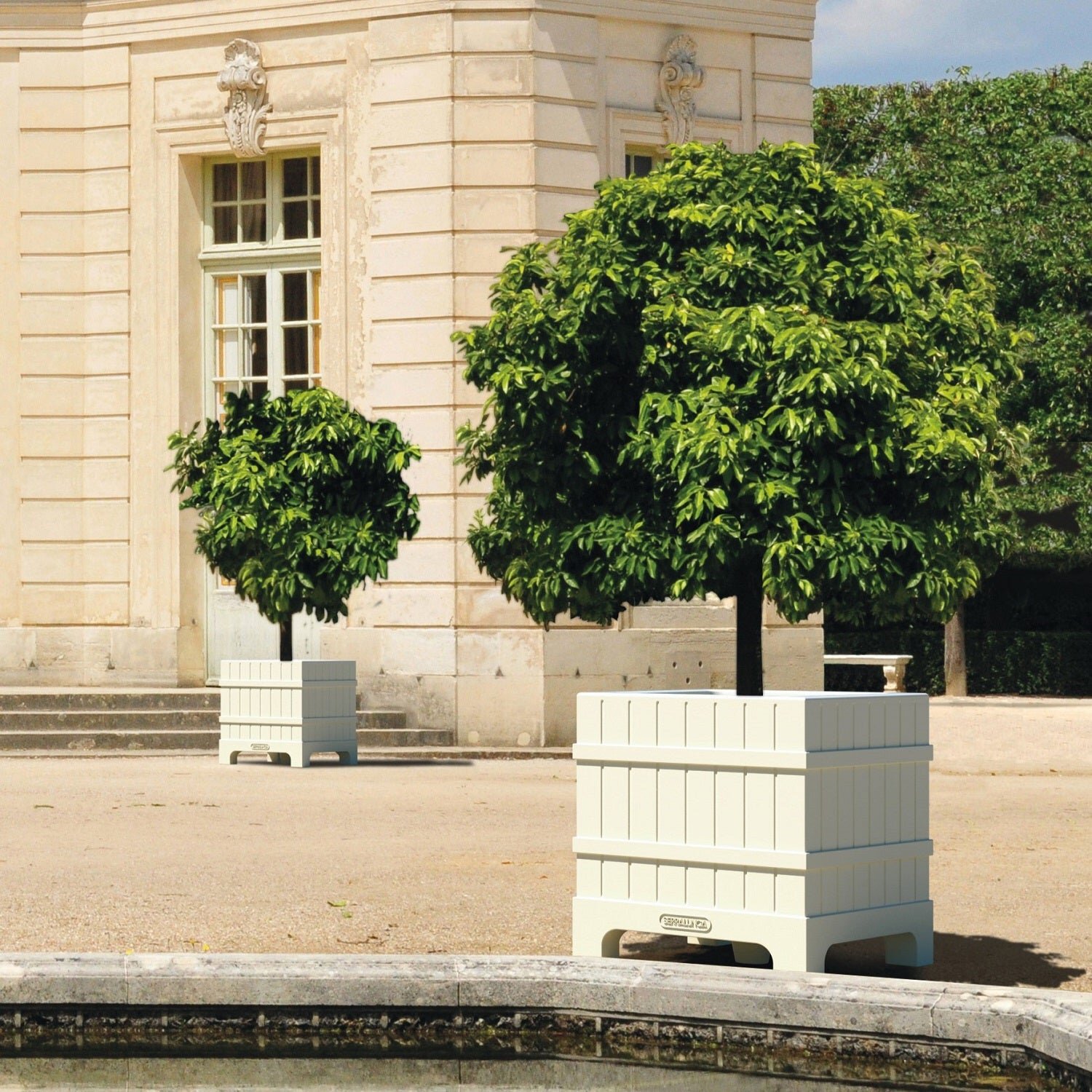 Versailles Planter by Serralunga Planters Square Versailles Planter by Serralunga Planters Square