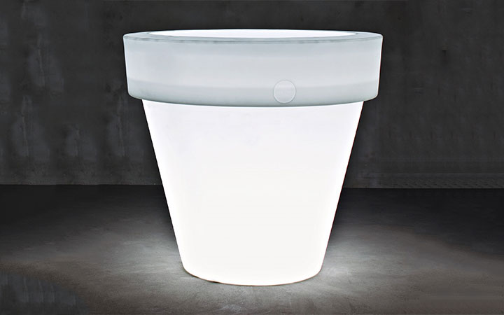 Big-Bo Illuminated Planter by Serralunga Planters Illuminated Big-Bo Illuminated Planter by Serralunga Planters Illuminated