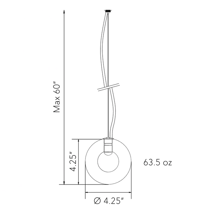 Tear Drop Pendant Lamp by Yamagiwa Pendant Lamps