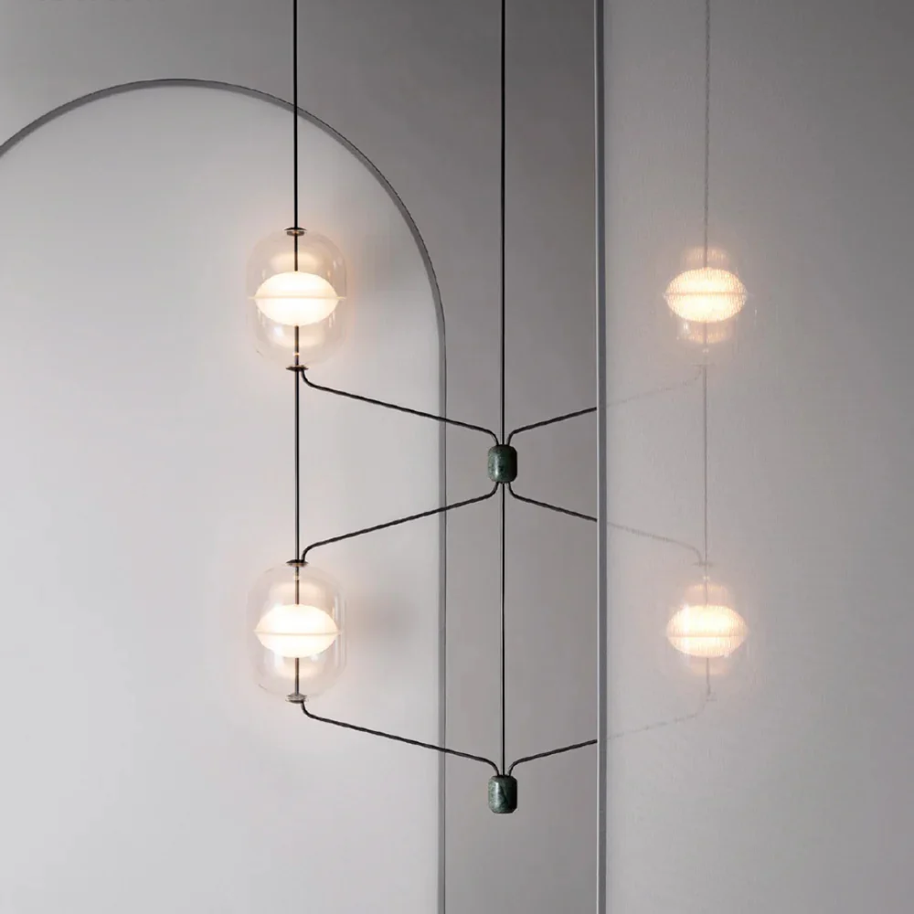 Indre Linear Pendant Lamp C1 by Rakumba Pendant Lamps