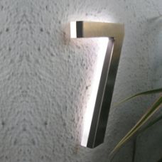 Modern LED House Number 5