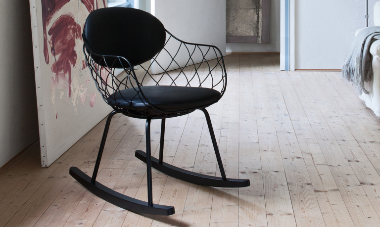 Magis Me Blue Rocker Chair Pina Rocking Armchair by Magis - Modernnest.com