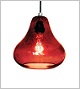 Luxello Kiss Pendant Lamp - Ruby Red