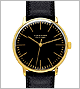 Modern Watches Max Bill Manual Wrist Watch Gold Plated