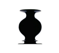 Bianco Nero Vase